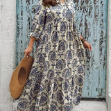 Molly | Robe Mosaïque Bohème | Maya Deauville