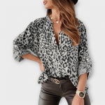 Fabienne | Blouse tendance avec motif léopard | Maya Deauville