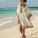 Tunique "Rafaella" – Sable des Caraïbes | Maya Deauville