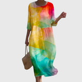 Hayley™ | Robe Maxi Florale Élégante | Maya Deauville