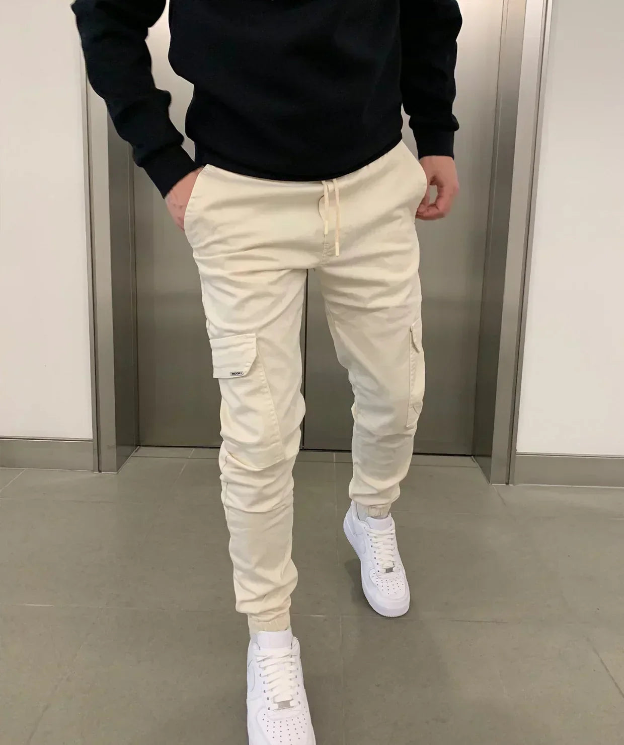 Pantalon cargo coupe jogger | Maya Deauville