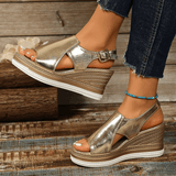 Baylie | Sandales Stylées Métalliques | Maya Deauville