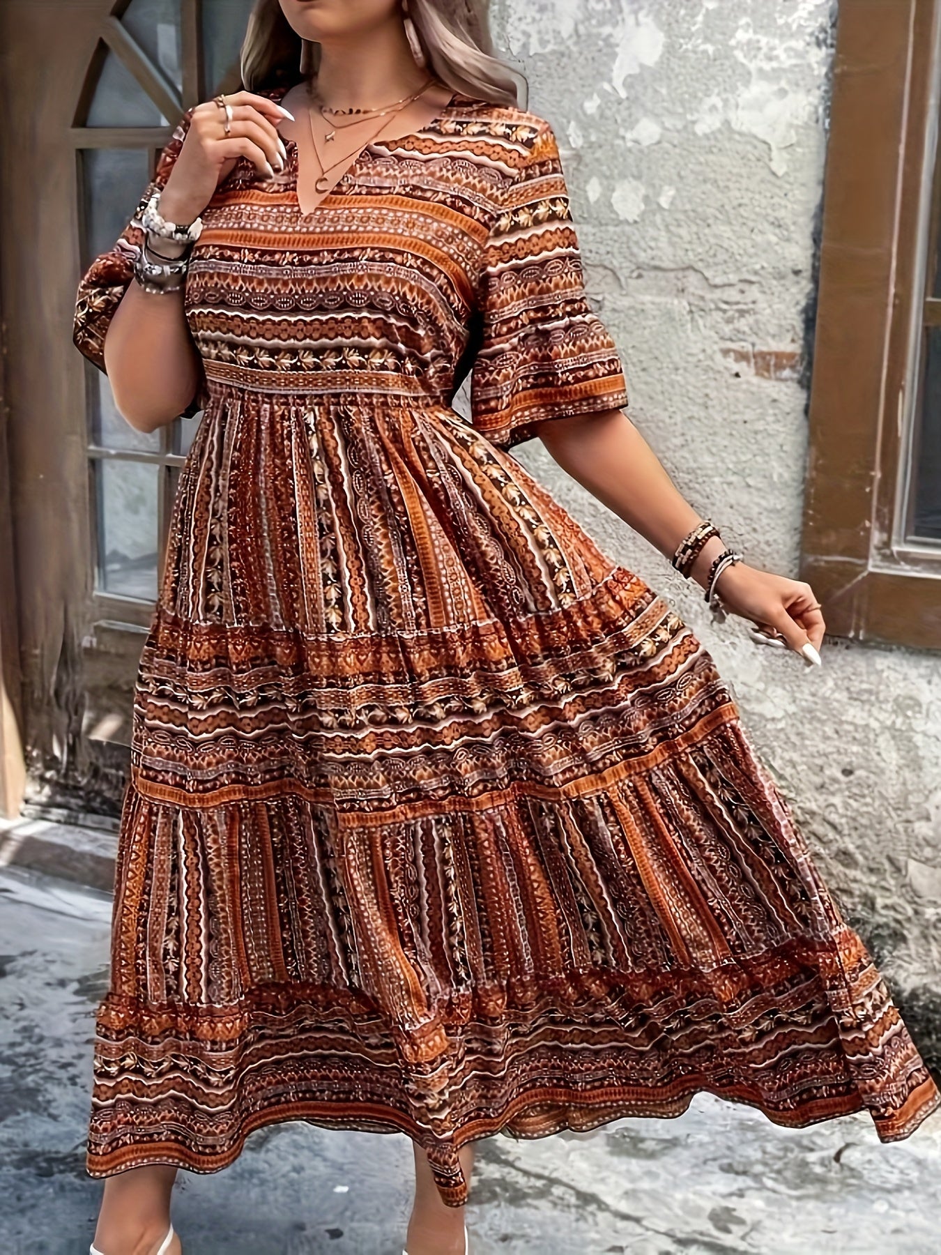 Joraine | Robe Ethnique Fluide | Maya Deauville