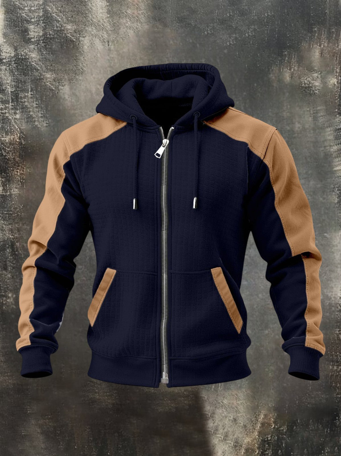 LOUIS™ | Sweat-shirt bicolore à zip | Maya Deauville
