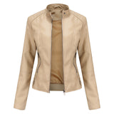 Milena™ | Veste en Cuir Élégante | Maya Deauville