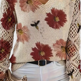 Aurélie™ | Élégance florale Pull | Maya Deauville