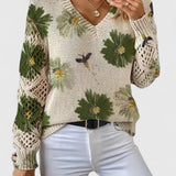 Aurélie™ | Élégance florale Pull | Maya Deauville
