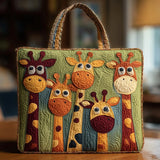 Sac cabas matelassé – girafe