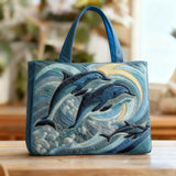 Sac cabas artisanal – dauphin de l’océan