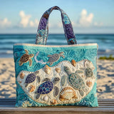 Sac cabas artisanal – duo de tortues