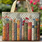 Sac cabas matelassé – bibliothèque enchantée