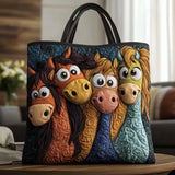 Sac cabas artisanal – poneys malicieux