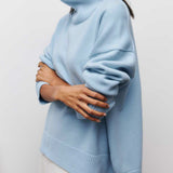 Cassie™ | Pull Col Roulé Oversize | Maya Deauville