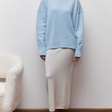Cassie™ | Pull Col Roulé Oversize | Maya Deauville