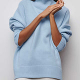 Cassie™ | Pull Col Roulé Oversize | Maya Deauville