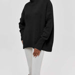Cassie™ | Pull Col Roulé Oversize | Maya Deauville