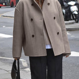 Élodie™ | Veste Tendance à Double Boutonnage | Maya Deauville