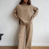 Delia™ | Ensemble Tricoté à Col Roulé | Maya Deauville