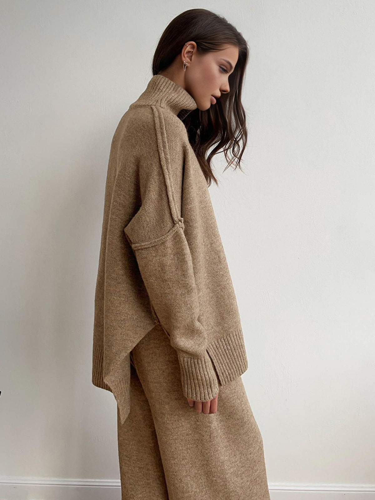 Delia™ | Ensemble Tricoté à Col Roulé | Maya Deauville