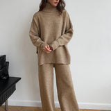 Delia™ | Ensemble Tricoté à Col Roulé | Maya Deauville