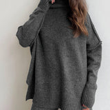 Delia™ | Ensemble Tricoté à Col Roulé | Maya Deauville