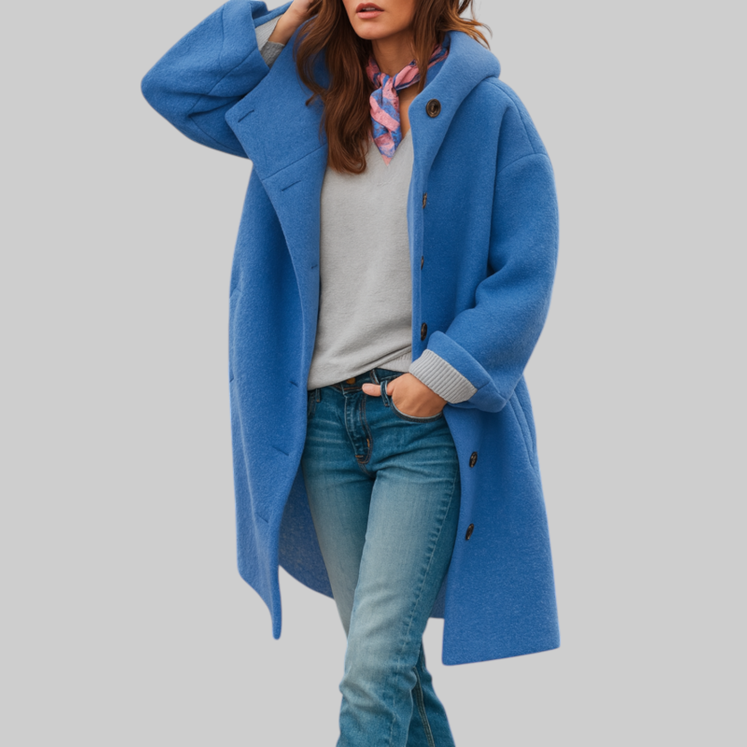 Freja | manteau quotidien, de longueur moyenne et confortable | Maya Deauville