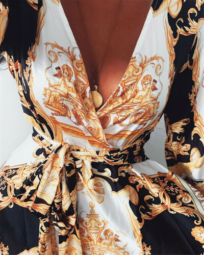 Faye™ | Robe imprimée bohème | Maya Deauville