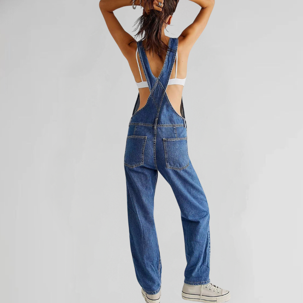 Jacqui | Urban Denim Jumpsuit | Maya Deauville