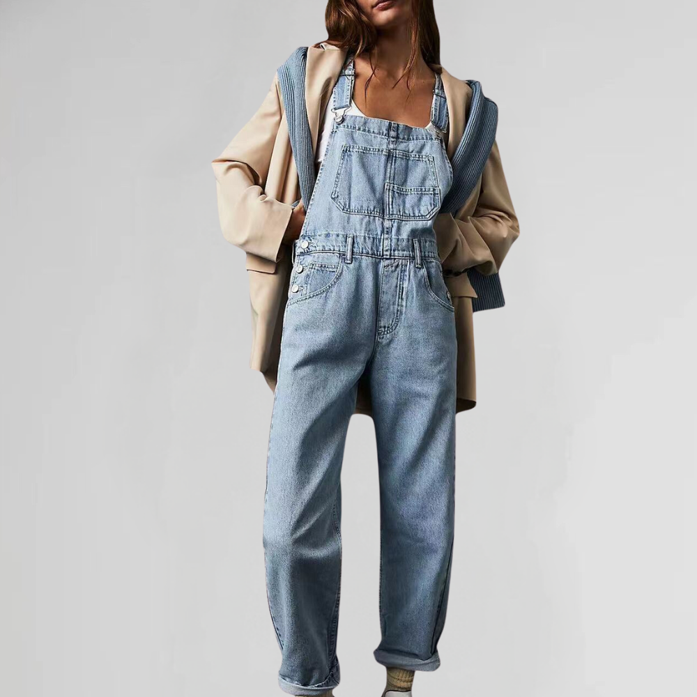 Jacqui | Urban Denim Jumpsuit | Maya Deauville