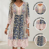 Naya™ | Robe midi fluide bohème chic | Maya Deauville