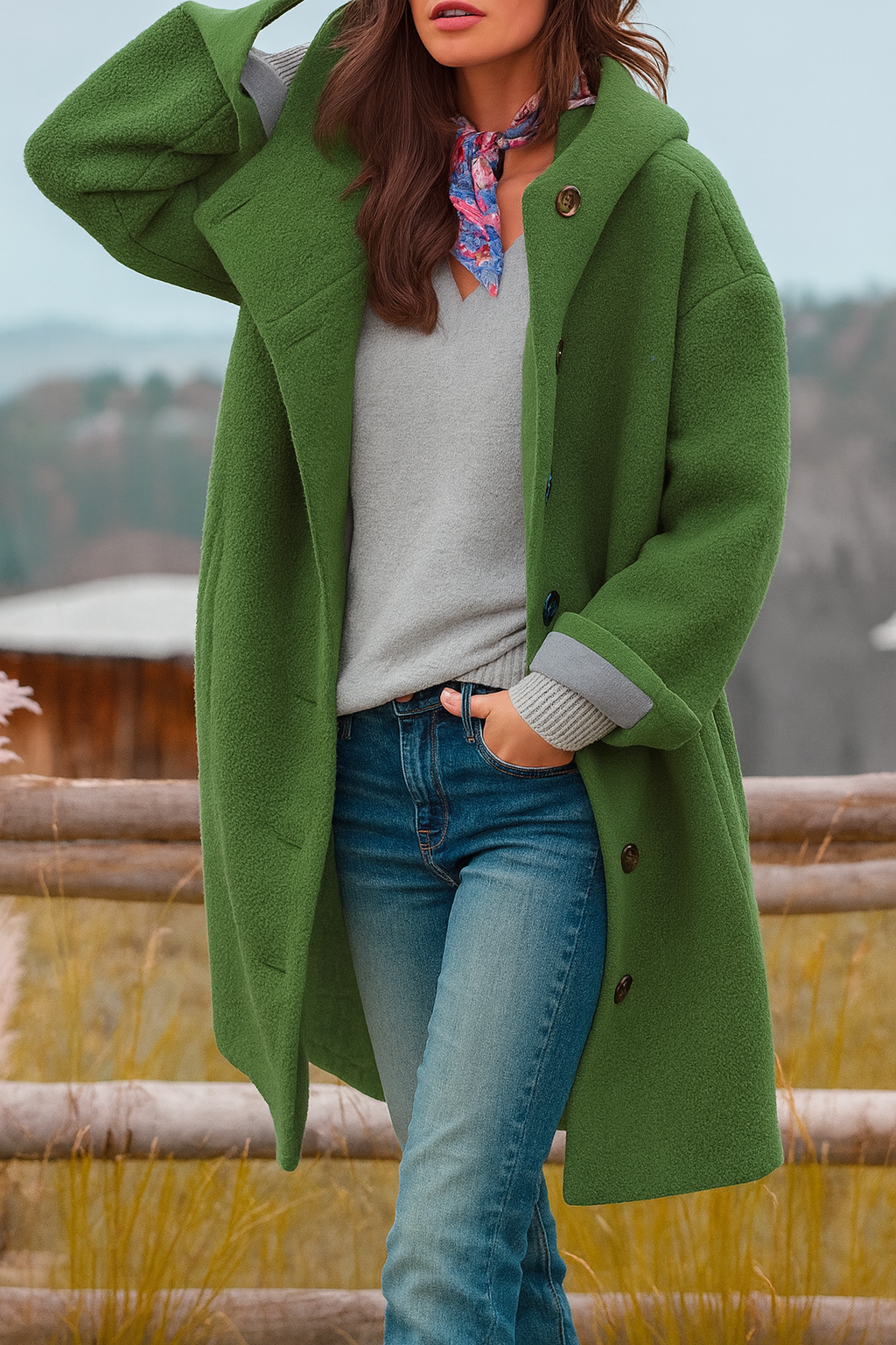 Elira™ | Manteau long élégant | Maya Deauville
