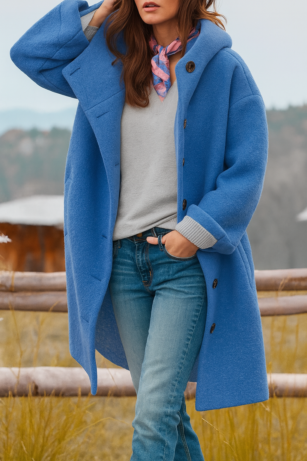 Elira™ | Manteau long élégant | Maya Deauville