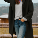Elira™ | Manteau long élégant | Maya Deauville