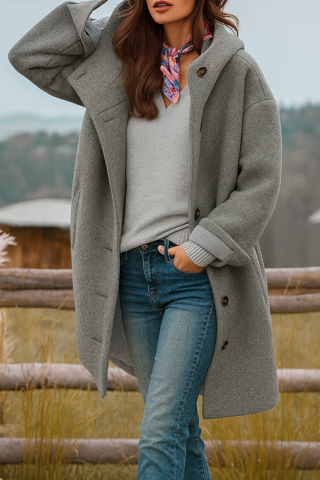 Elira™ | Manteau long élégant | Maya Deauville