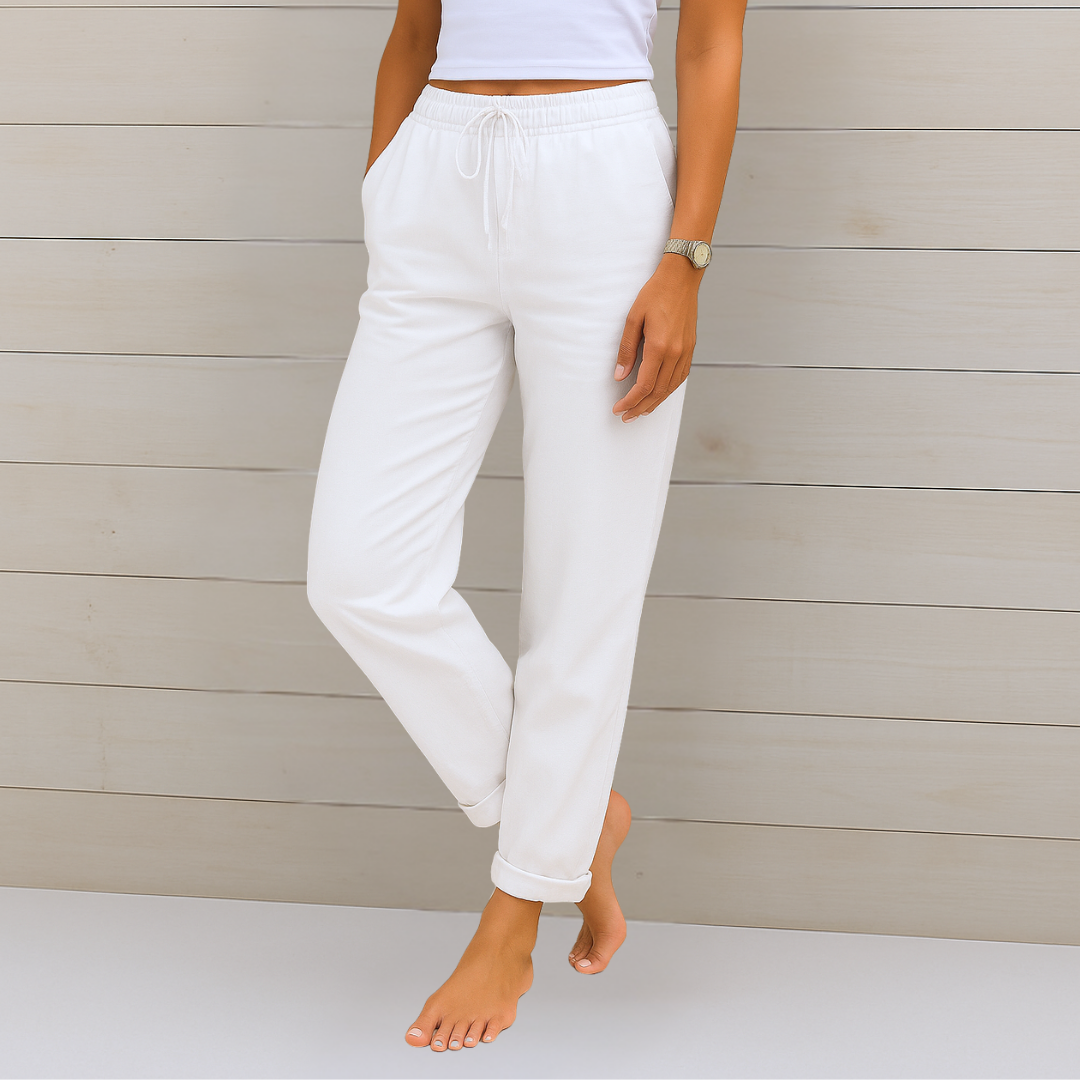 Eva™ | Pantalon en Lin Léger | Maya Deauville