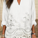 Fleur™ | blouse à imprimé floral | Maya Deauville