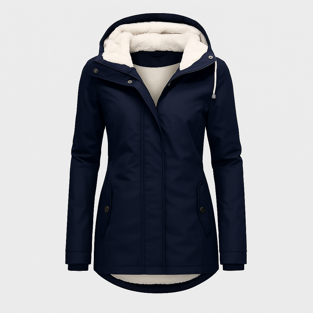 Celine™ | Manteau d’hiver imperméable avec capuche | Maya Deauville