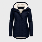 Celine™ | Manteau d’hiver imperméable avec capuche | Maya Deauville