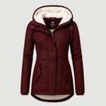 Celine™ | Manteau d’hiver imperméable avec capuche | Maya Deauville