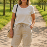 Nienke® | Short pour femmes en coton et lin | Maya Deauville