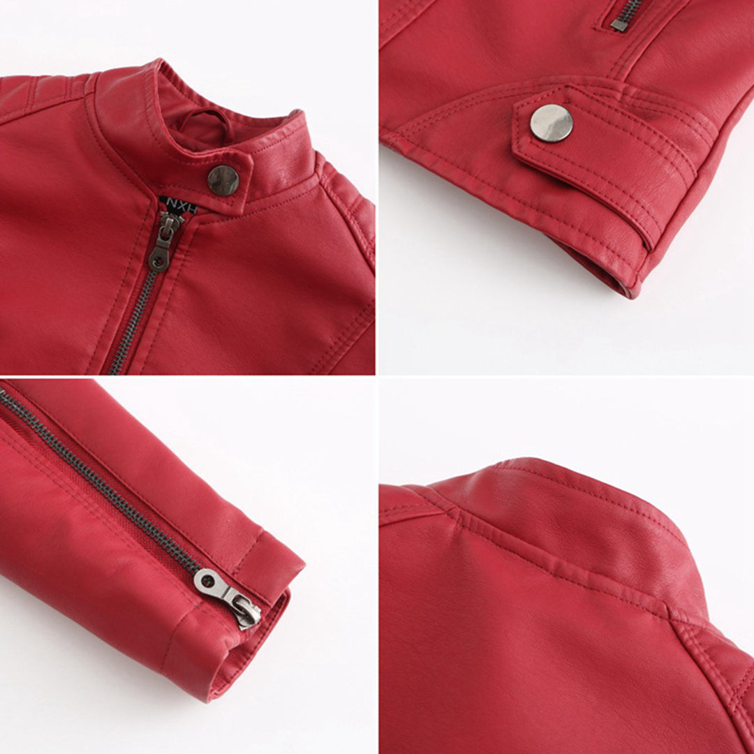 Milena™ | Veste en Cuir Élégante | Maya Deauville