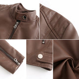Milena™ | Veste en Cuir Élégante | Maya Deauville