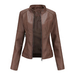 Milena™ | Veste en Cuir Élégante | Maya Deauville