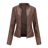 Milena™ | Veste en Cuir Élégante | Maya Deauville
