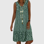 AYLA | Robe sans manches à col en v | Maya Deauville