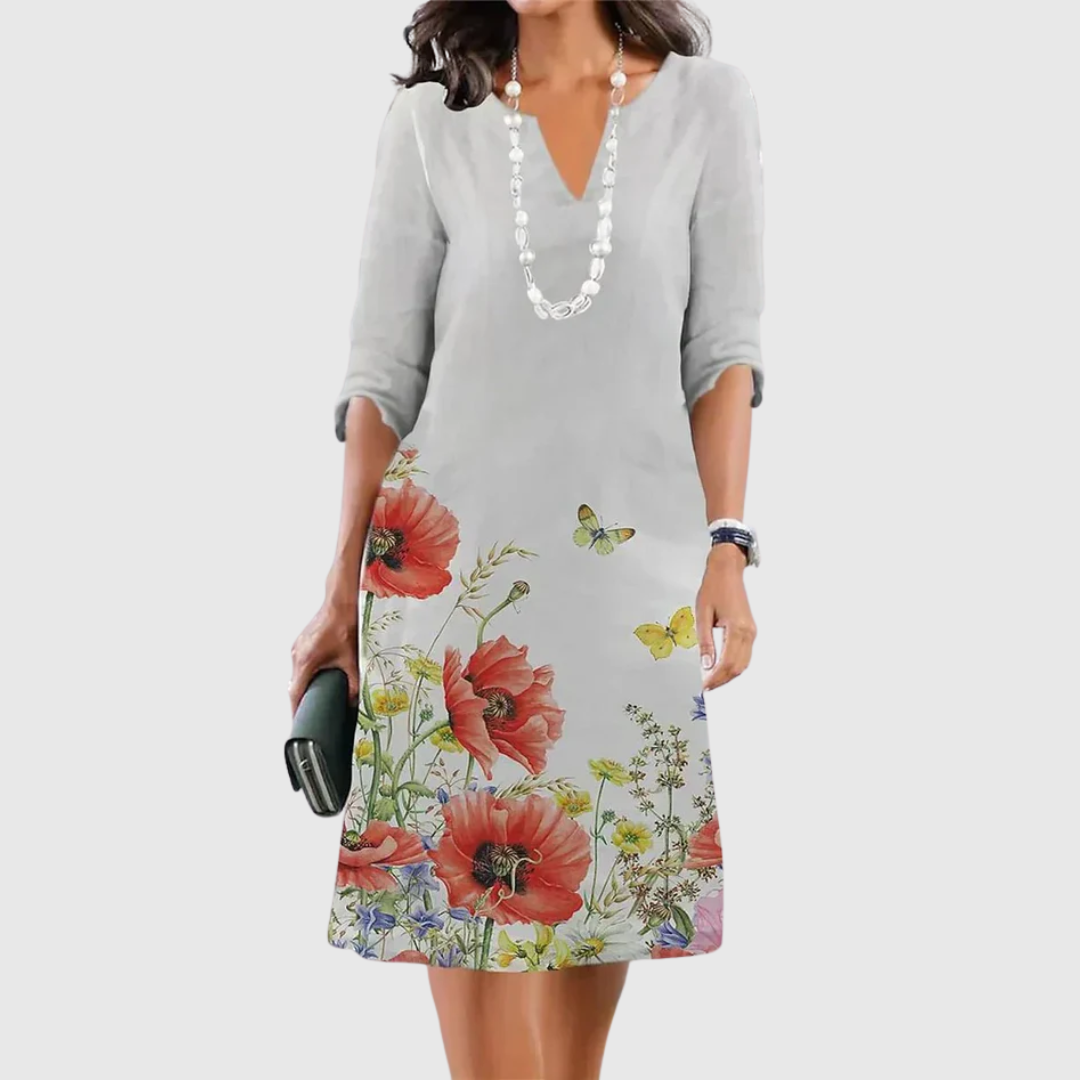 ELEANOR | Robe florale à niveaux | Maya Deauville
