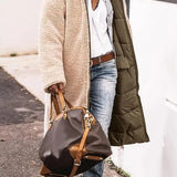 Delphine™ | Manteau Long Confortable 2-en-1 | Maya Deauville