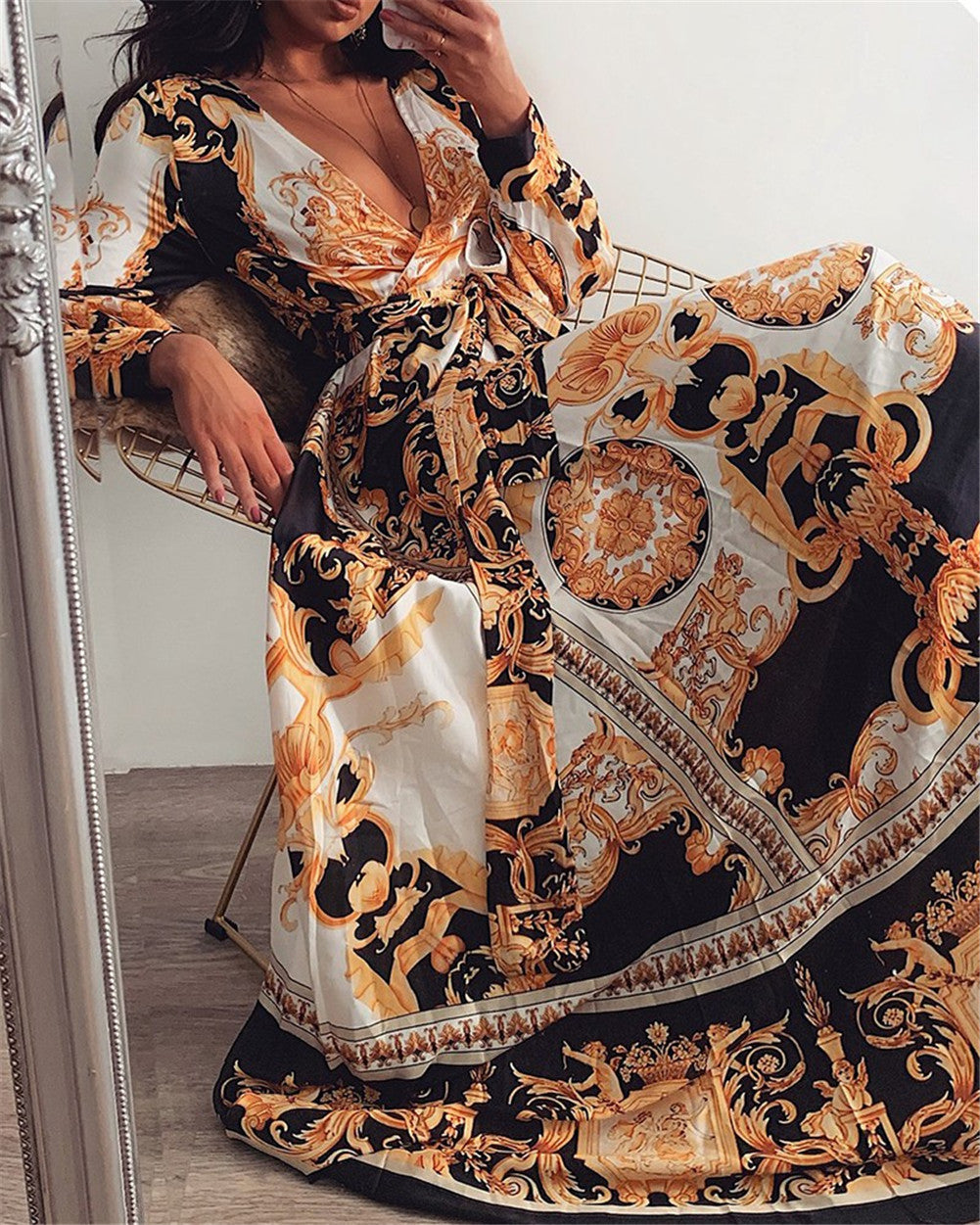Faye™ | Robe imprimée bohème | Maya Deauville