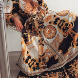 Faye™ | Robe imprimée bohème | Maya Deauville