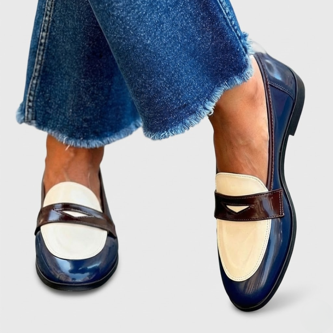Claudia™ | Mocassins à Contraste | Maya Deauville